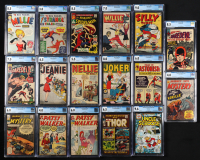 1st Marvel Comics Brand Emblem Set with (17) Comic Books at PristineAuction.com