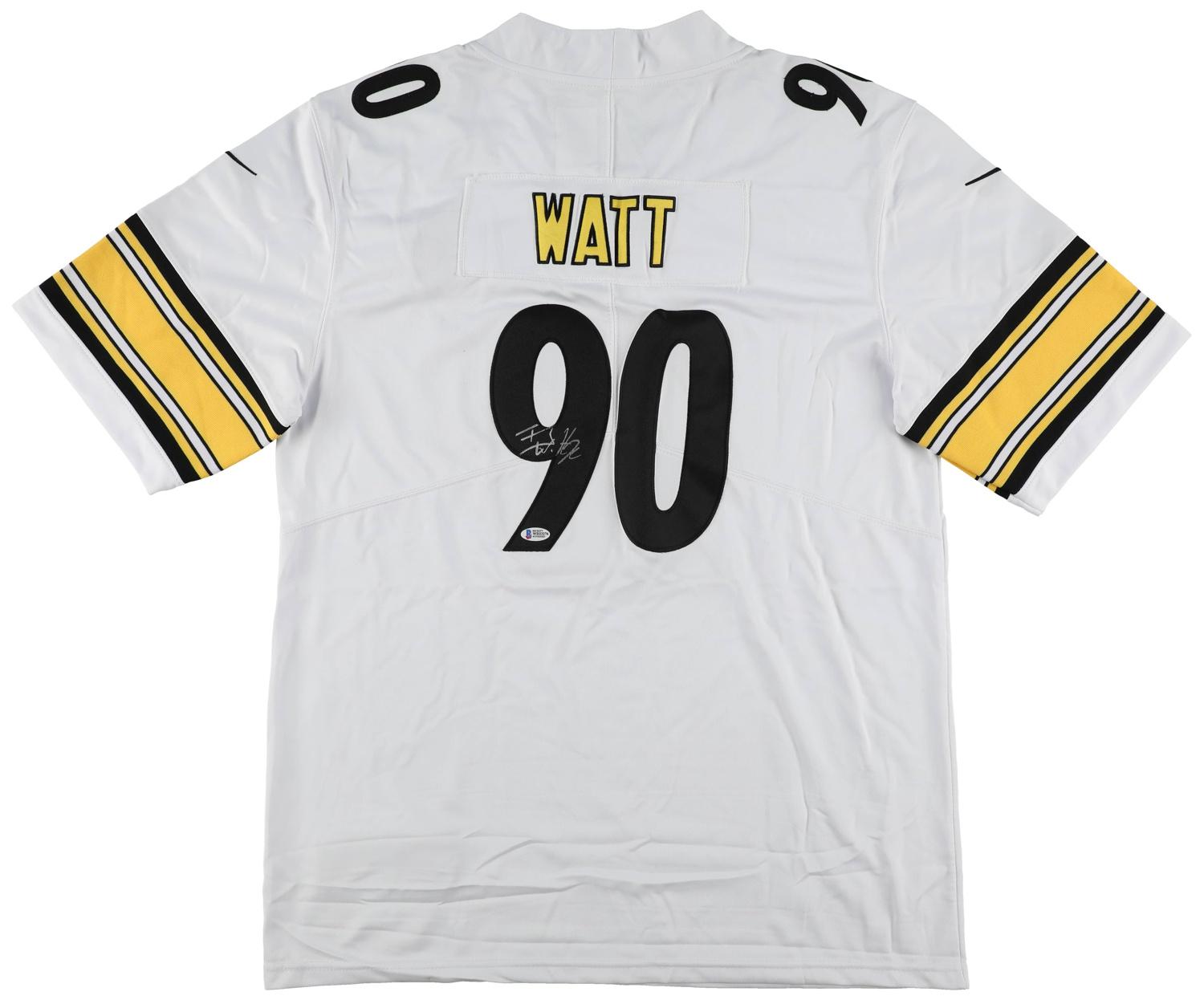 T.J. Watt Signed Steelers Nike Authentic Jersey (Beckett) at PristineAuction.com T.J. Watt Signed Steelers Nike Authentic Jersey (Beckett) at PristineAuction.com
