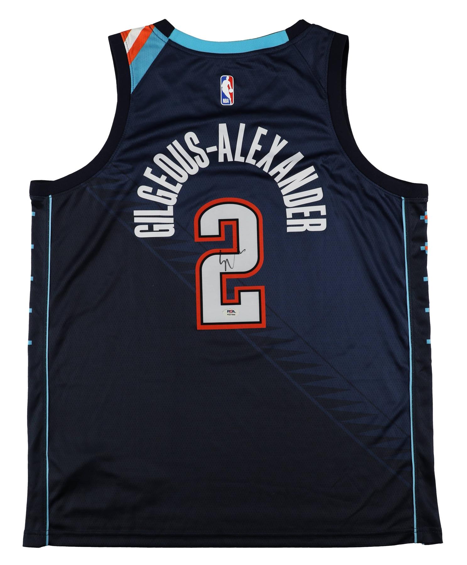 Shai Gilgeous-Alexander Signed Thunder Nike Authentic Jersey (PSA) at PristineAuction.com Shai Gilgeous-Alexander Signed Thunder Nike Authentic Jersey (PSA) at PristineAuction.com