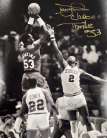 Darryl Dawkins Signed Sixers 11x14 Photo Inscribed "Choc Thunder" (JSA) at PristineAuction.com