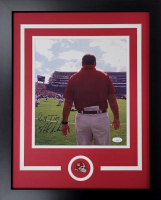 Nick Saban Signed Alabama Crimson Tide Custom Framed Photo Inscribed "Roll Tide" (JSA) at PristineAuction.com