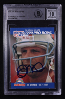 Joe Montana Signed 1990 Pro Set #408 (BGS Encapsulated) at PristineAuction.com