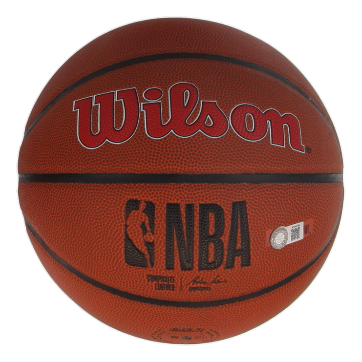 Ralph Sampson Signed Rockets Logo NBA Basketball Inscribed "HOF'12" (Schwartz) at PristineAuction.com Ralph Sampson Signed Rockets Logo NBA Basketball Inscribed "HOF'12" (Schwartz) at PristineAuction.com