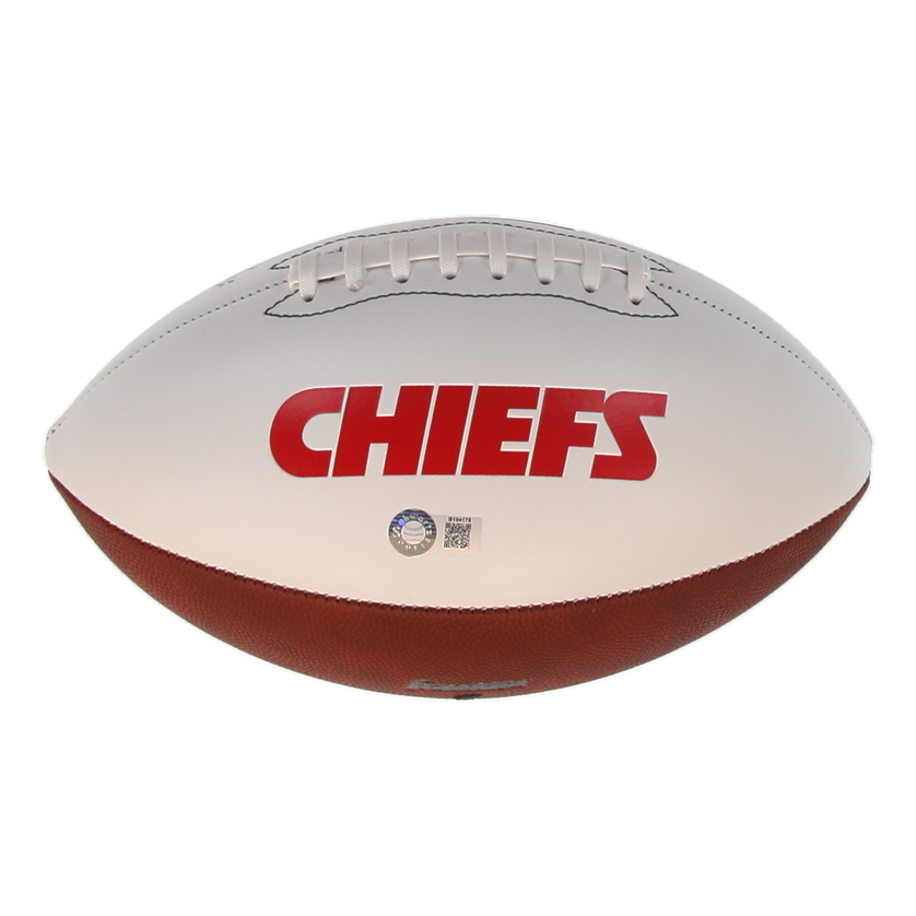 Patrick Mahomes Sr. Signed Chiefs Logo Football Inscribed "Who's Your Daddy?" (Schwartz) at PristineAuction.com Patrick Mahomes Sr. Signed Chiefs Logo Football Inscribed "Who's Your Daddy?" (Schwartz) at PristineAuction.com