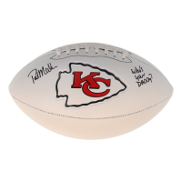 Patrick Mahomes Sr. Signed Chiefs Logo Football Inscribed "Who's Your Daddy?" (Schwartz) at PristineAuction.com