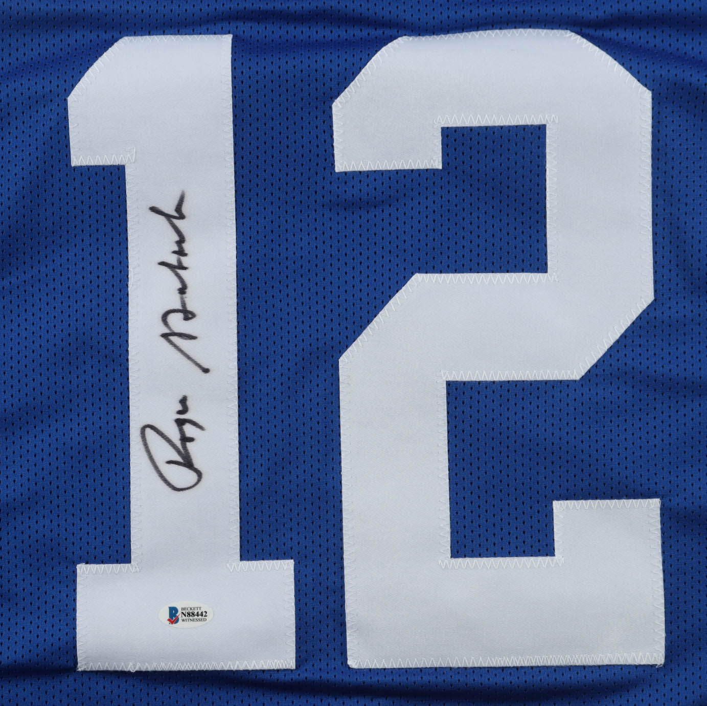Roger Staubach Signed Jersey (Beckett) at PristineAuction.com Roger Staubach Signed Jersey (Beckett) at PristineAuction.com