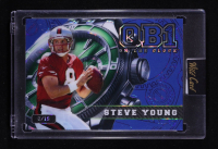 Steve Young 2024 Wild Card QB1 On The Clock Blue Green Lava #OCW-BL-SY3 #07/15 at PristineAuction.com