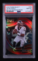 Jalen Hurts 2020 Select Prizm Maroon Die Cut #350 RC (PSA 10) at PristineAuction.com