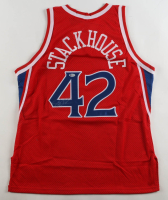 Jerry Stackhouse Signed 76ers Champion Authentic Jersey (Beckett) at PristineAuction.com