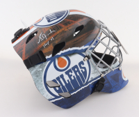 Grant Fuhr Signed Oilers Goalie Mask Inscribed "HOF 03" (Schwartz) at PristineAuction.com