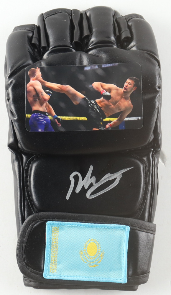 Shavkat Rakhmonov Signed Custom Uzbekistan MMA Glove (Beckett) at PristineAuction.com Shavkat Rakhmonov Signed Custom Uzbekistan MMA Glove (Beckett) at PristineAuction.com