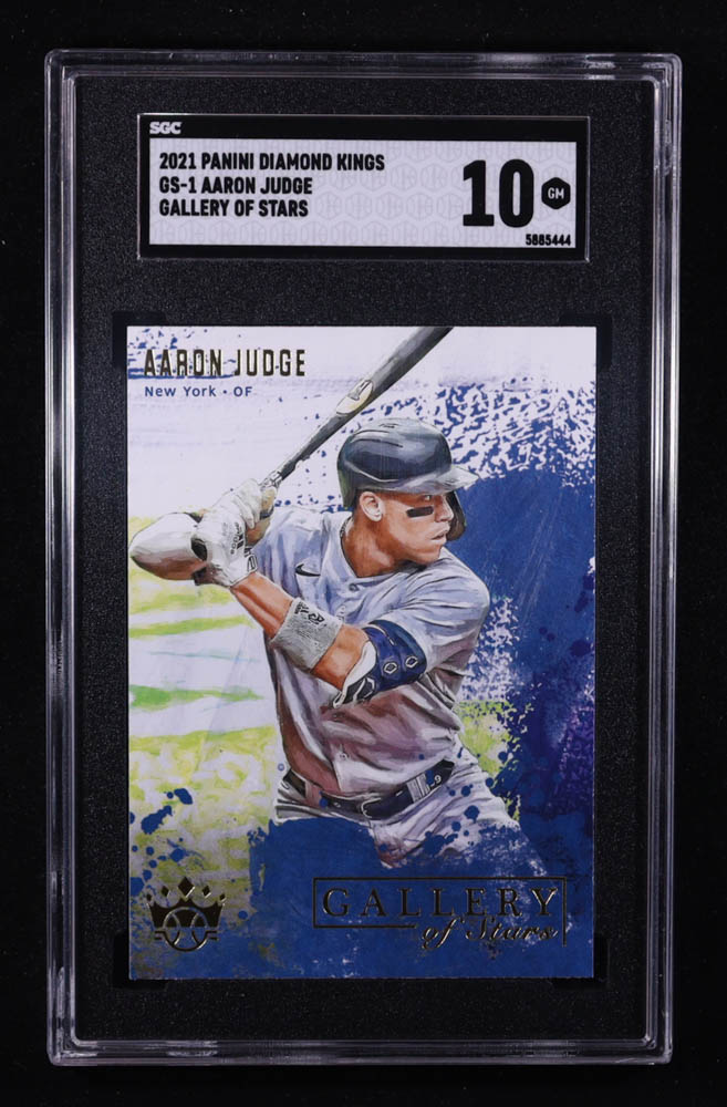 Aaron Judge 2021 Diamond Kings Gallery of Stars #1 (SGC 10) at PristineAuction.com Aaron Judge 2021 Diamond Kings Gallery of Stars #1 (SGC 10) at PristineAuction.com