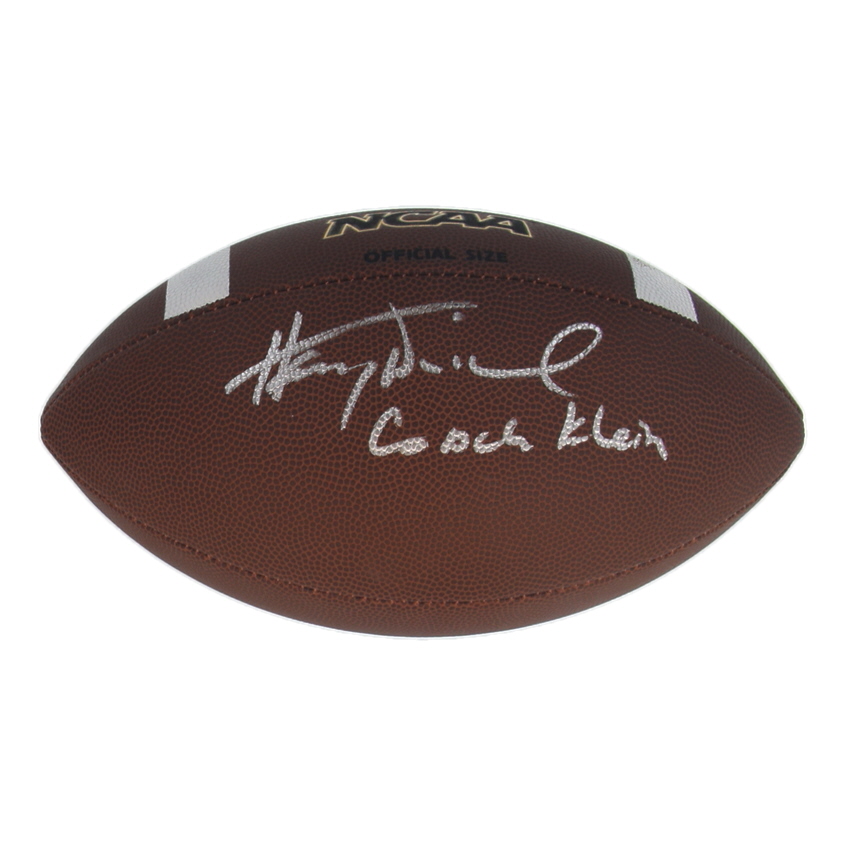 Henry Winkler Signed NCAA Football Inscribed "Coach Klein" (Schwartz) at PristineAuction.com Henry Winkler Signed NCAA Football Inscribed "Coach Klein" (Schwartz) at PristineAuction.com