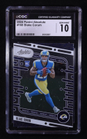 Blake Corum 2024 Absolute Retail #168 RC (CGC 10) at PristineAuction.com