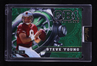 Steve Young 2024 Wild Card QB1 On The Clock Green Mojo #OCW-GN-SY3 #10/10 at PristineAuction.com