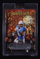 Omarion Hampton 2025 Wild Card Haunted Hits Monster Hunt Haunted Cemetery Orange Donut Circles #HHC-OH #4/4 RC at PristineAuction.com