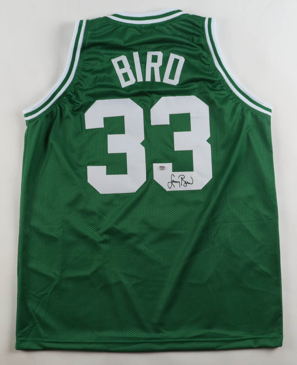 Larry Bird Signed Jersey (PSA) at PristineAuction.com Larry Bird Signed Jersey (PSA) at PristineAuction.com