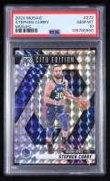 Stephen Curry 2024-25 Panini Mosaic Mosaic City Edition #272 (PSA 10) at PristineAuction.com