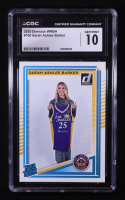 Sarah Ashlee Barker 2025 Donruss WNBA #100 RC (CGC 10) at PristineAuction.com