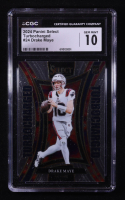 Drake Maye 2024 Select Turbocharged #24 RC (CGC 10) at PristineAuction.com