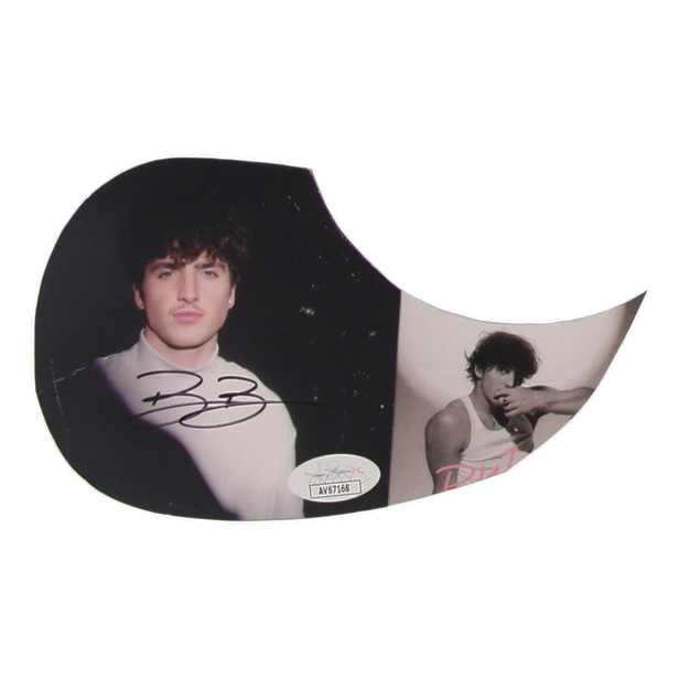 Benson Boone Signed "Pulse" Custom Insert Pickguard (JSA) at PristineAuction.com Benson Boone Signed "Pulse" Custom Insert Pickguard (JSA) at PristineAuction.com