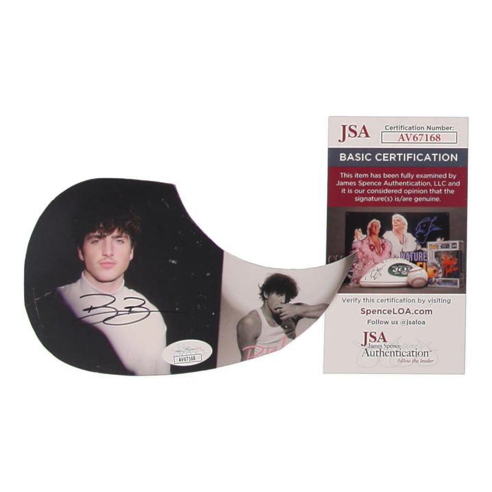 Benson Boone Signed "Pulse" Custom Insert Pickguard (JSA) at PristineAuction.com Benson Boone Signed "Pulse" Custom Insert Pickguard (JSA) at PristineAuction.com