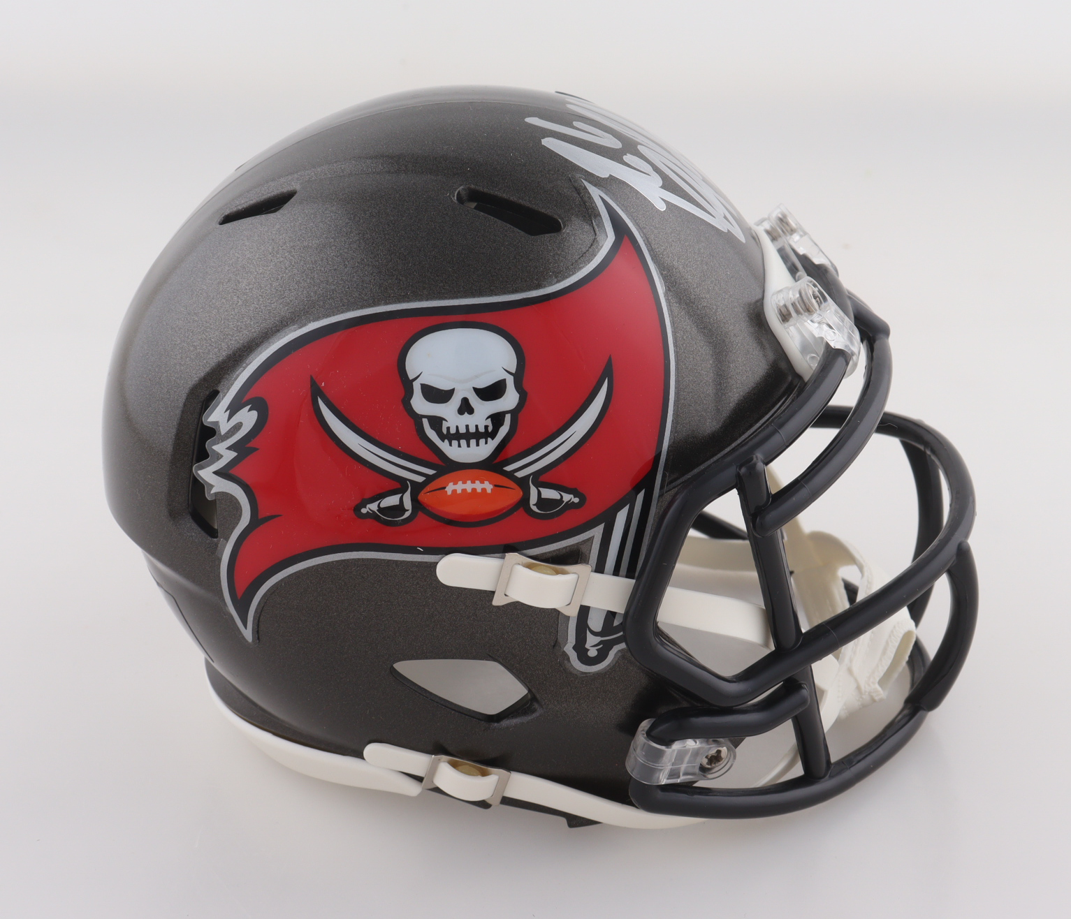 Rob Gronkowski Signed Buccaneers Speed Mini Helmet (Gronkowski) at PristineAuction.com Rob Gronkowski Signed Buccaneers Speed Mini Helmet (Gronkowski) at PristineAuction.com