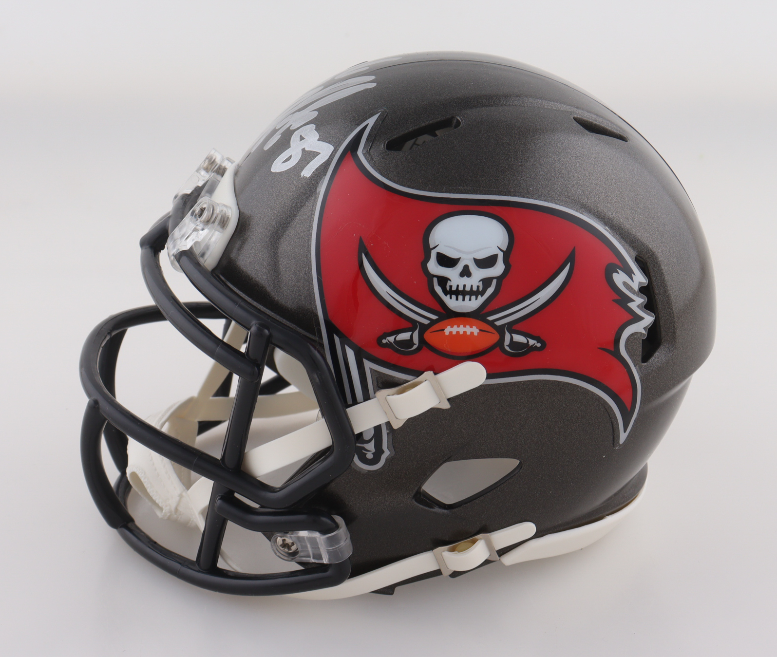 Rob Gronkowski Signed Buccaneers Speed Mini Helmet (Gronkowski) at PristineAuction.com Rob Gronkowski Signed Buccaneers Speed Mini Helmet (Gronkowski) at PristineAuction.com