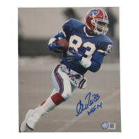 Andre Reed Signed Bills 8x10 Photo Inscribed "HOF 14" (Schwartz) at PristineAuction.com