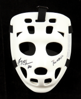 Gerry Cheevers Signed Throwback Hockey Goalie Mask Inscribed "The Mask" (Schwartz) at PristineAuction.com