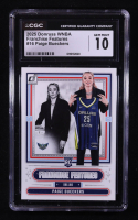 Paige Bueckers 2025 Donruss WNBA Franchise Features #16 RC (CGC 10) at PristineAuction.com