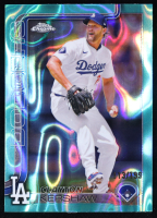 Clayton Kershaw 2025 Topps Chrome Aqua Lava Refractors #88 #113/199 at PristineAuction.com