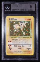 Hitmonlee 1999 Pokemon Fossil Unlimited #7 Holo (BGS 9) at PristineAuction.com