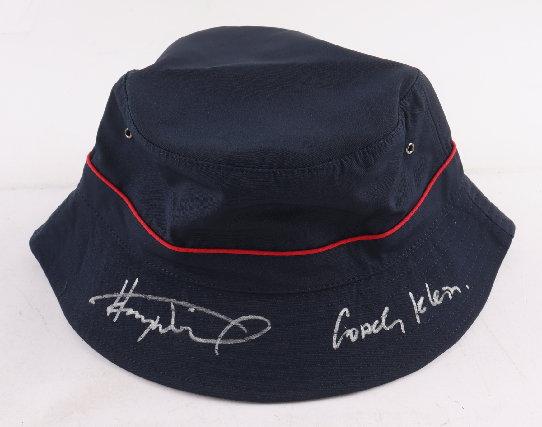 Henry Winkler Signed "The Waterboy" Bucket Hat Inscribed "Coach Klein" (Schwartz) at PristineAuction.com Henry Winkler Signed "The Waterboy" Bucket Hat Inscribed "Coach Klein" (Schwartz) at PristineAuction.com