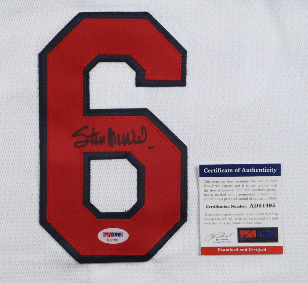 Stan Musial Signed Cardinals Majestic Authentic Jersey (PSA) at PristineAuction.com Stan Musial Signed Cardinals Majestic Authentic Jersey (PSA) at PristineAuction.com