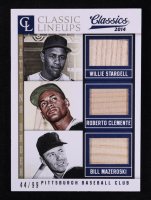 Bill Mazeroski / Roberto Clemente / Willie Stargell 2014 Classics Classic Triples Bats #14/99 at PristineAuction.com