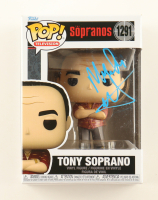 Michael Gandolfini Signed "The Sopranos" #1291 Tony Soprano Funko Pop! Vinyl Figure (AutographCOA) at PristineAuction.com