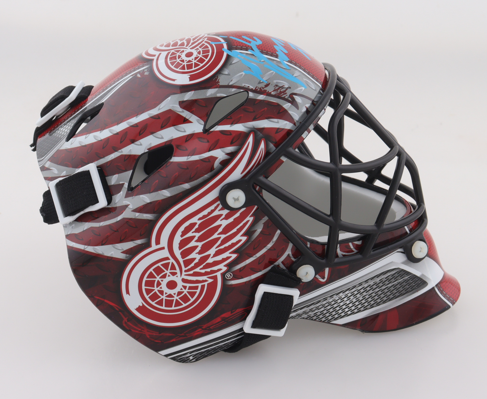 Mike Vernon Signed Red Wings Mini Goalie Mask (Schwartz) at PristineAuction.com Mike Vernon Signed Red Wings Mini Goalie Mask (Schwartz) at PristineAuction.com