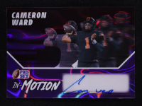 Cameron Ward 2025 Leaf Pro Set Metal Pro Set In Motion Autograph Lava Purple #SMCW1 #4/8 RC at PristineAuction.com