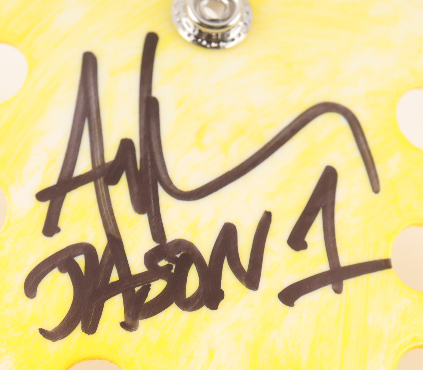 Ari Lehman Signed Jason "Friday the 13th" Mask Inscribed "Jason 1" (Schwartz) at PristineAuction.com Ari Lehman Signed Jason "Friday the 13th" Mask Inscribed "Jason 1" (Schwartz) at PristineAuction.com