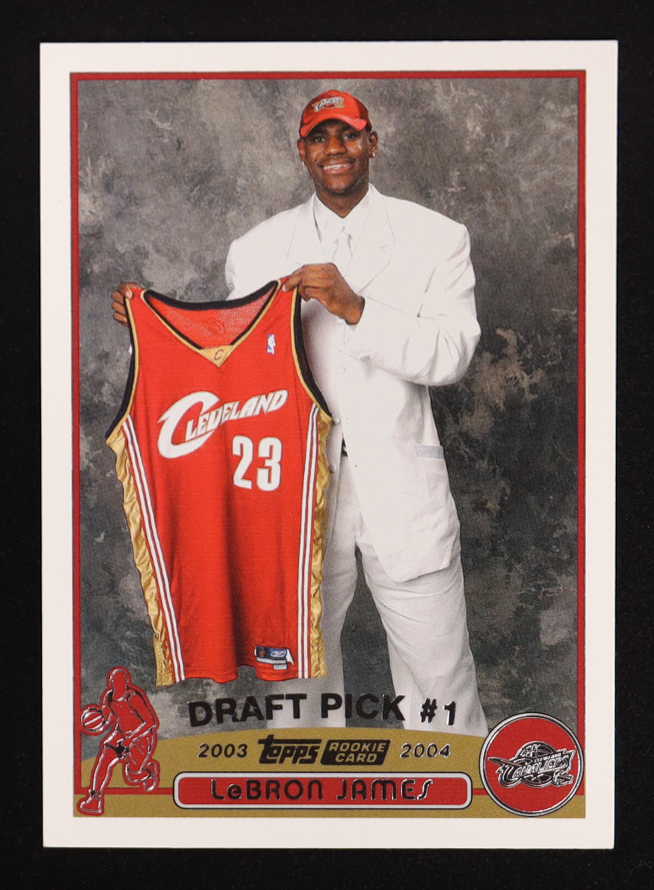 LeBron James 2003-04 Topps #221 RC at PristineAuction.com LeBron James 2003-04 Topps #221 RC at PristineAuction.com
