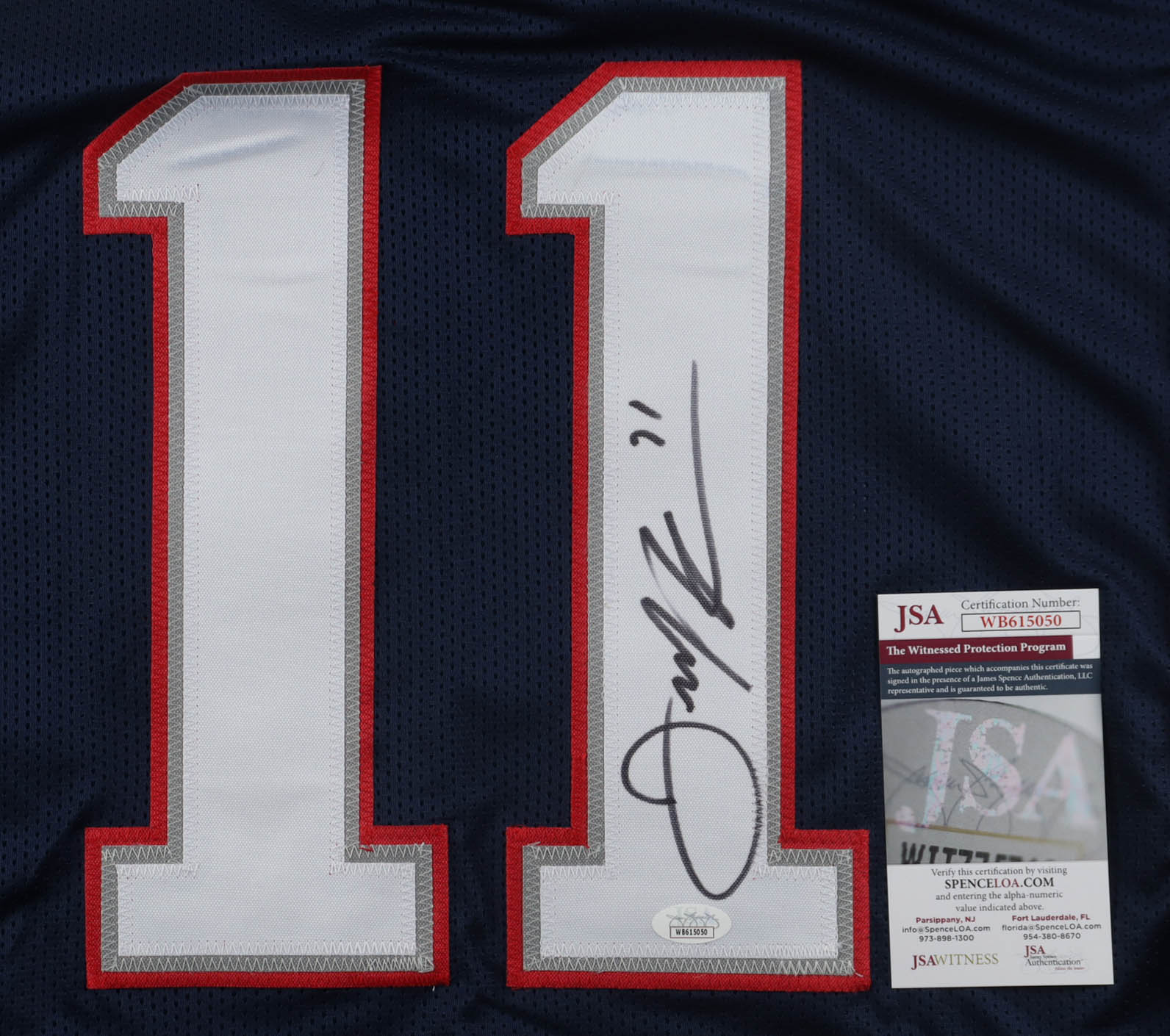 Julian Edelman Signed Jersey (JSA) at PristineAuction.com Julian Edelman Signed Jersey (JSA) at PristineAuction.com
