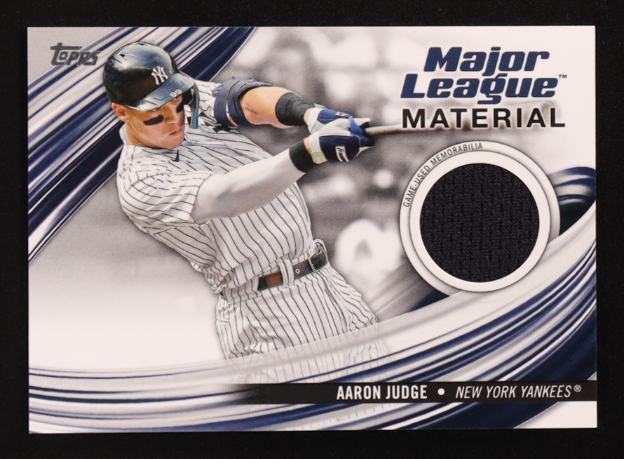 Aaron Judge 2023 Topps Major League Materials #MLMAJ at PristineAuction.com Aaron Judge 2023 Topps Major League Materials #MLMAJ at PristineAuction.com
