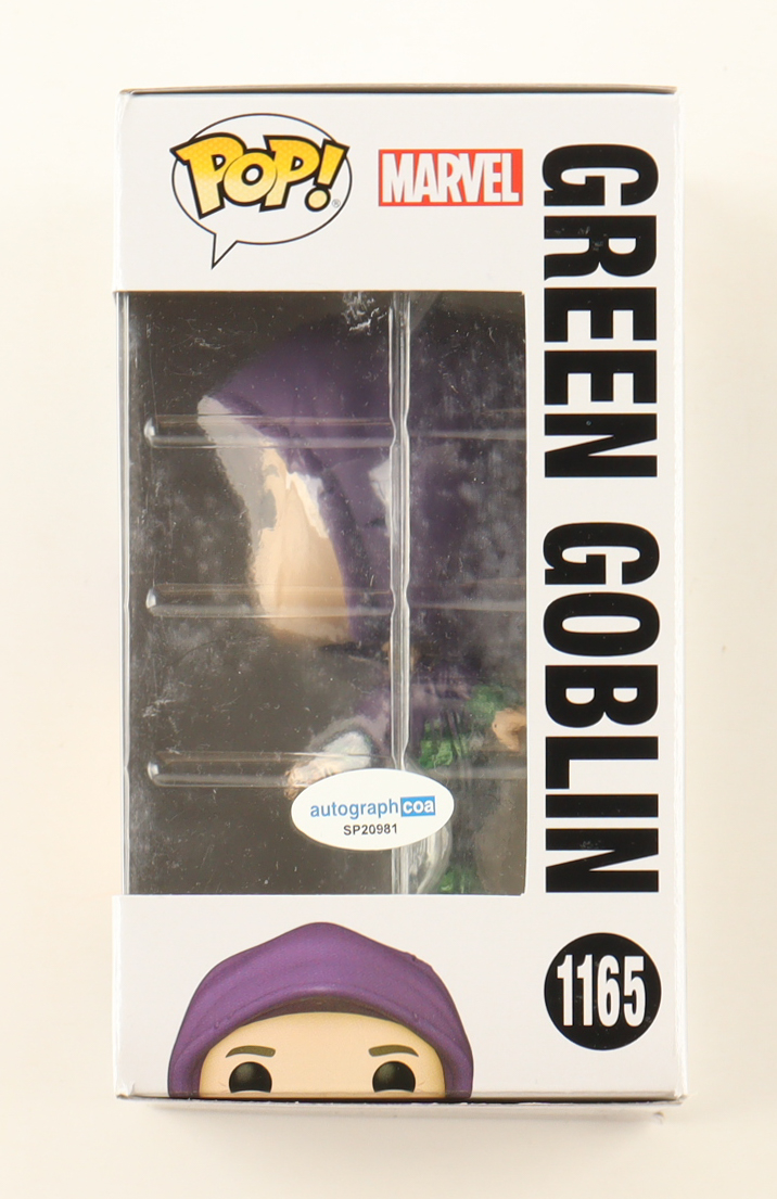 Willem Dafoe Signed "Spider-Man: No Way Home" #1165 Green Goblin Bobble-Head Funko Pop! Vinyl Figure (ACOA) at PristineAuction.com Willem Dafoe Signed "Spider-Man: No Way Home" #1165 Green Goblin Bobble-Head Funko Pop! Vinyl Figure (ACOA) at PristineAuction.com