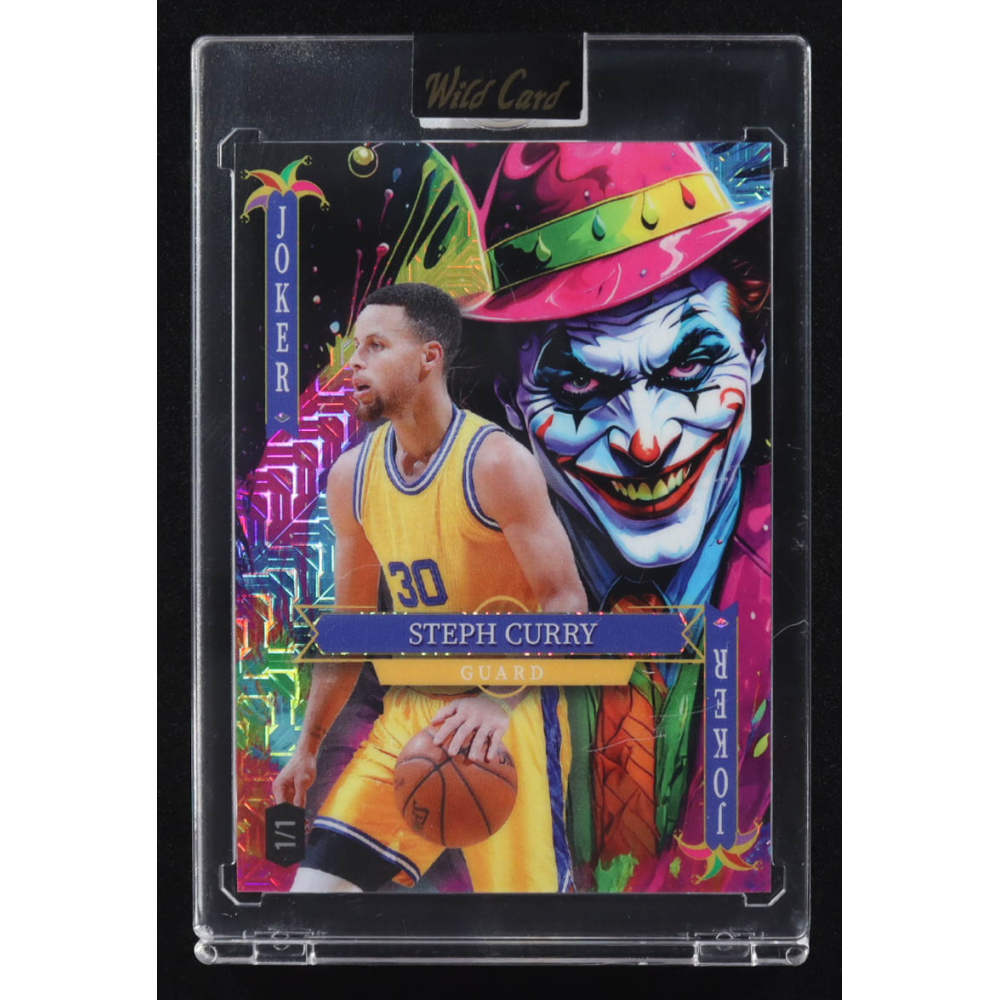 Stephen Curry 2025 Wild Card Jokers Wild Joker Mojo #SDJWM-SCN108 #1/1 at PristineAuction.com