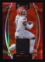 Ja'Marr Chase 2021 Select Rookie Swatches Prizm Red #12 RC at PristineAuction.com