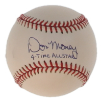 Don Money Signed ONL Baseball Inscribed "4-Time All Star" (MLB & PSA) at PristineAuction.com