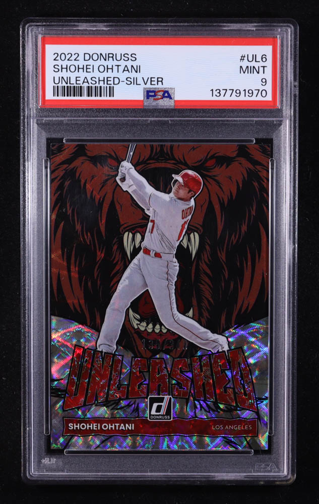 Shohei Ohtani 2022 Donruss Unleashed Silver #6 #135/349 (PSA 9) at PristineAuction.com Shohei Ohtani 2022 Donruss Unleashed Silver #6 #135/349 (PSA 9) at PristineAuction.com