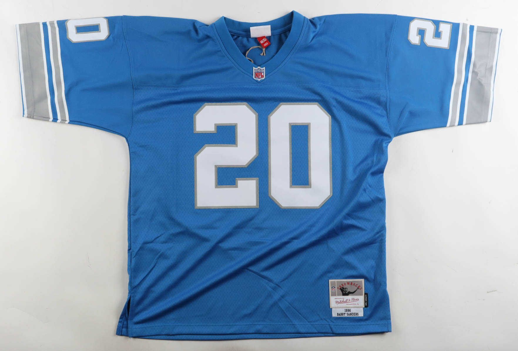 Barry Sanders Signed Lions Mitchell & Ness Authentic Jersey (Schwartz) at PristineAuction.com Barry Sanders Signed Lions Mitchell & Ness Authentic Jersey (Schwartz) at PristineAuction.com