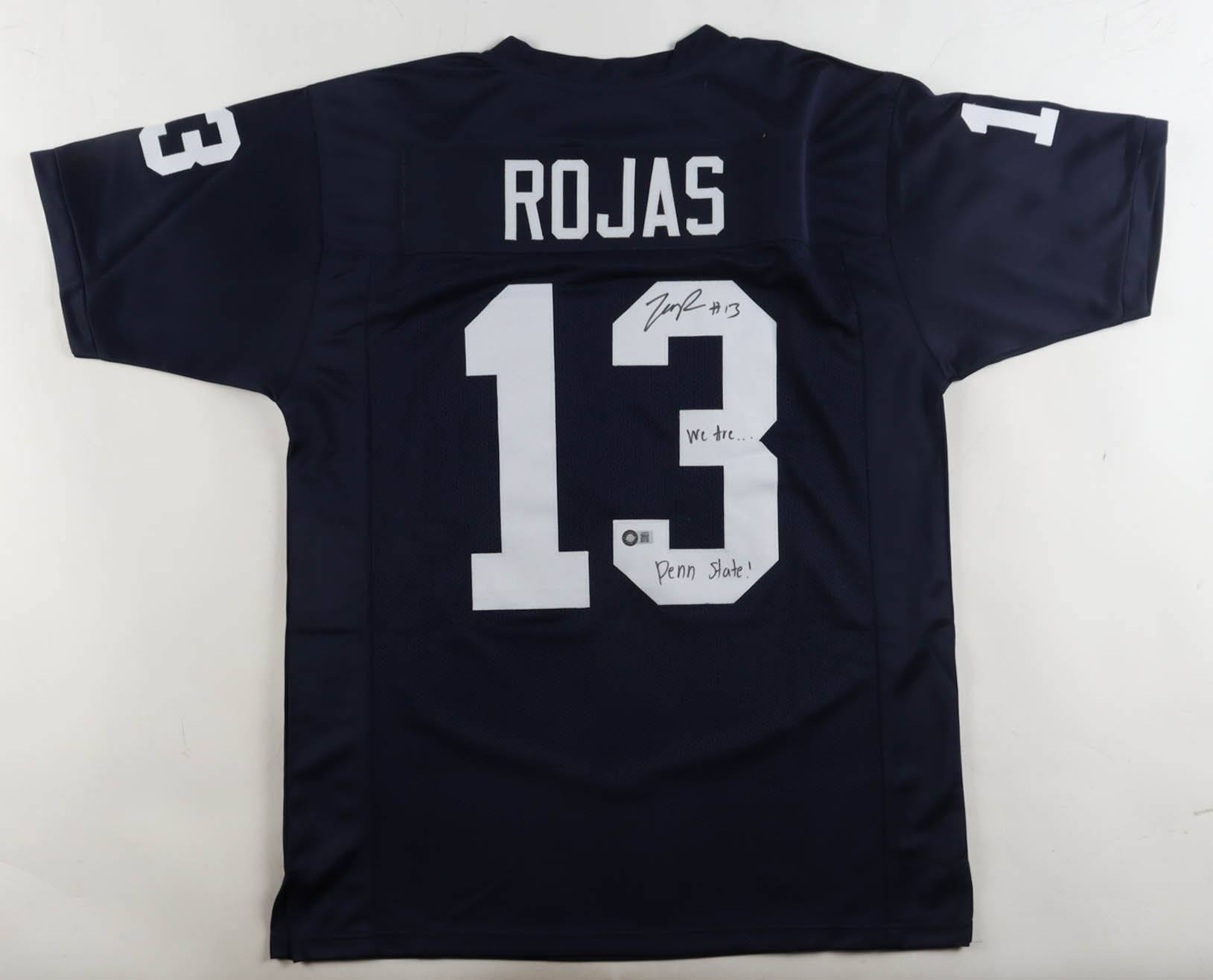 Tony Rojas Signed Jersey Inscribed "We Are... Penn State!" (Schwartz) at PristineAuction.com Tony Rojas Signed Jersey Inscribed "We Are... Penn State!" (Schwartz) at PristineAuction.com